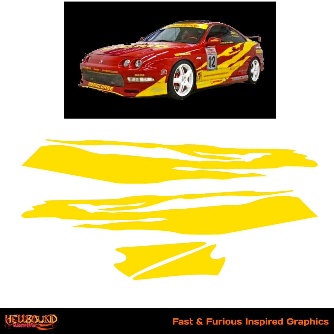 Fast and Furious Integra Inspired Decals – Hellbound Graphics